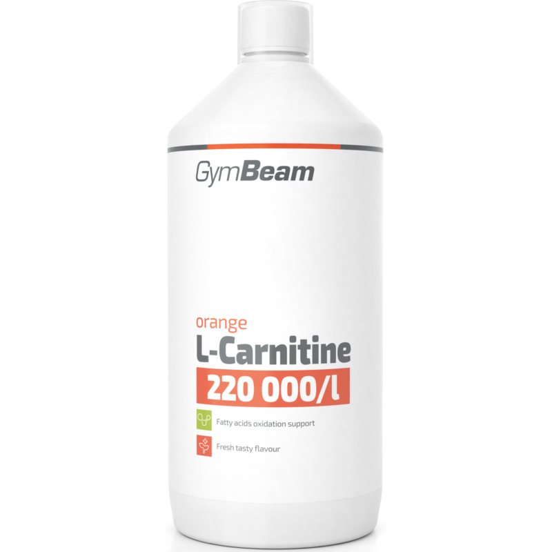 GymBeam L-Carnitine 220 000 mgl spaľovač tukov príchuť Orange 1000 ml