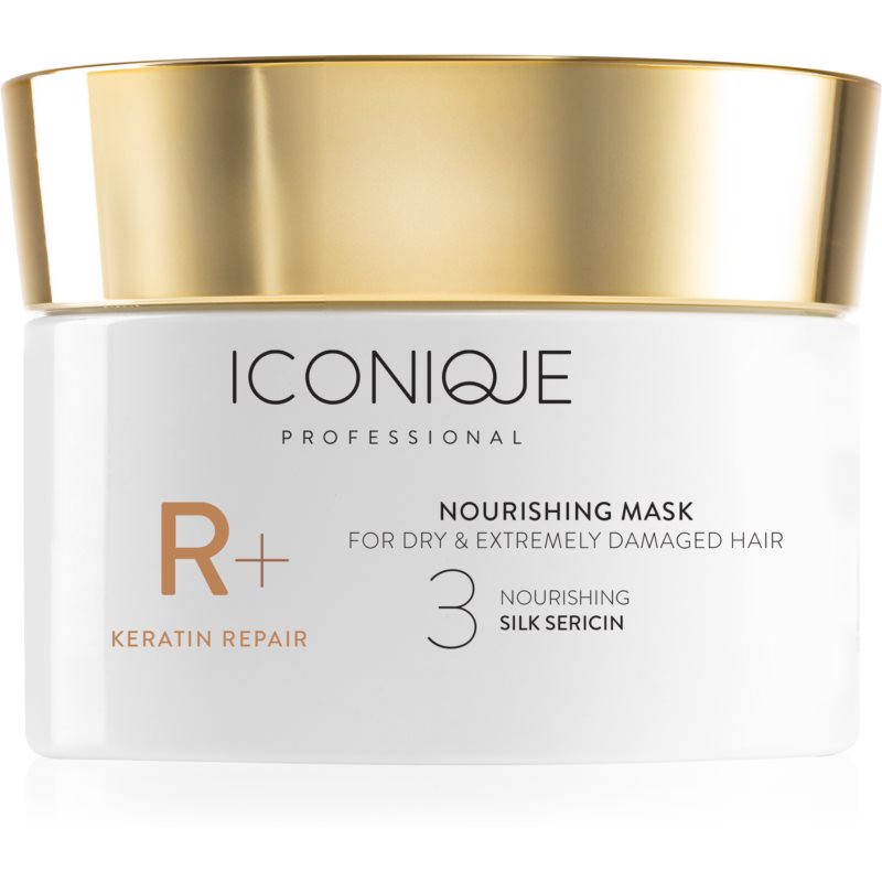 ICONIQUE Professional R Keratin repair Nourishing mask obnovujúca maska pre suché a poškodené vlasy 200 ml
