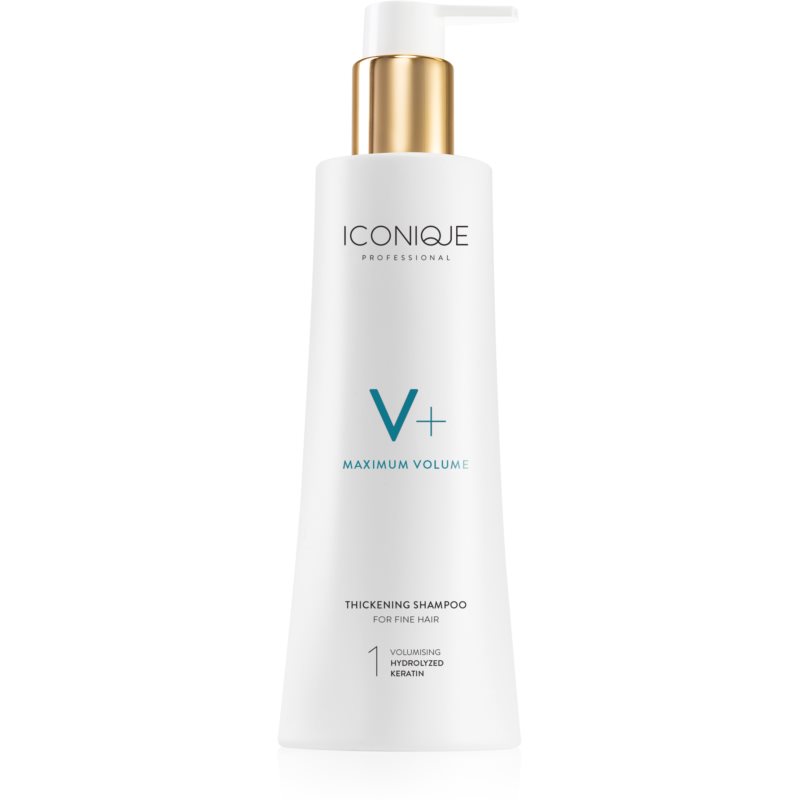 ICONIQUE Professional V Maximum volume Thickening shampoo šampón pre objem jemných vlasov 250 ml