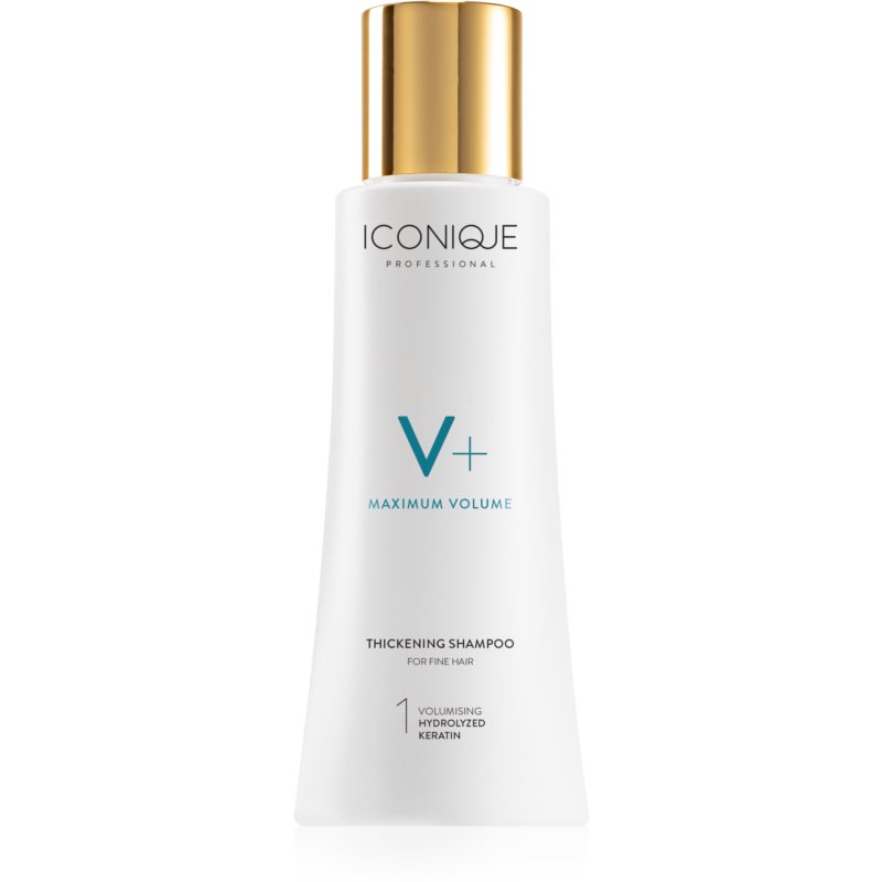 ICONIQUE Professional V Maximum volume Thickening shampoo šampón pre objem jemných vlasov 100 ml