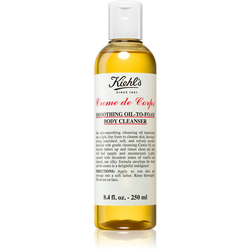 Kiehls Creme de Corps Smoothing Oil-to-Foam Body Cleanser telový olej pre všetky typy pokožky 250 ml