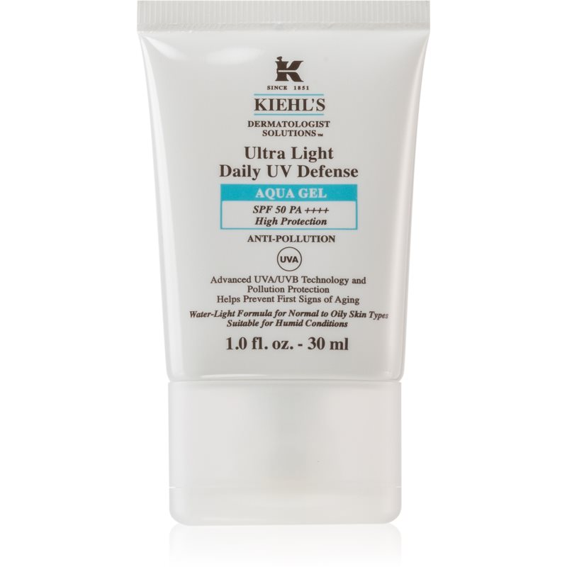 Kiehls Dermatologist Solutions Ultra Light Daily UV Defense Aqua Gel SPF 50 PA ultraľahký ochranný fluid SPF 50 unisex 30 ml