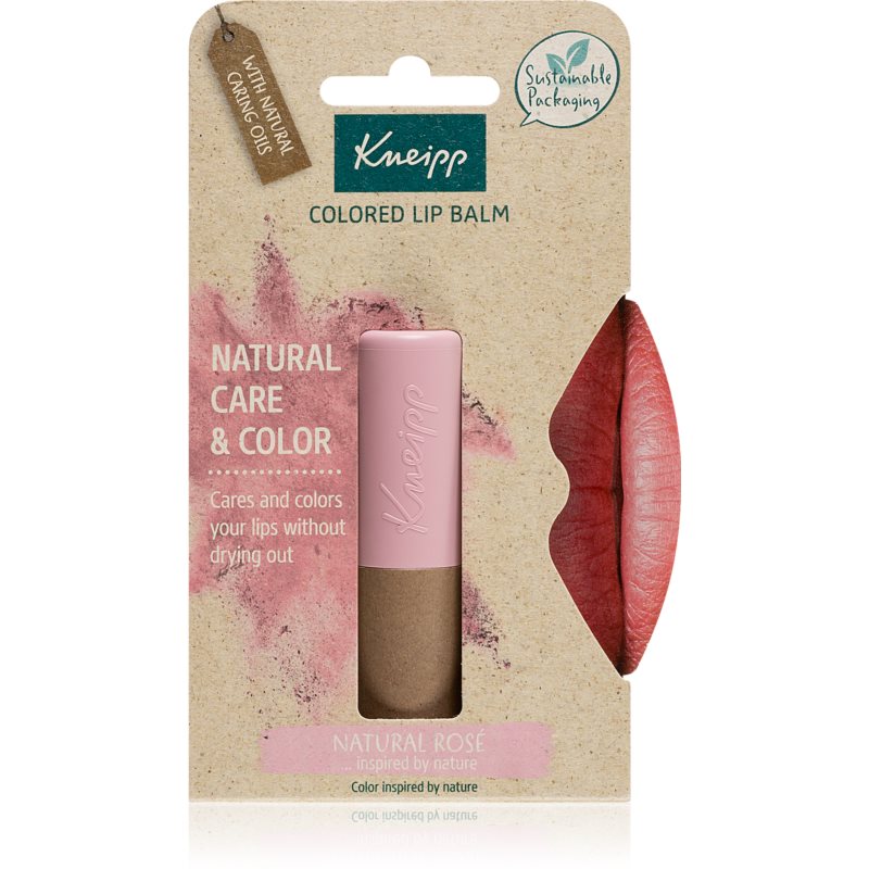 Kneipp Natural Care  Color tónovací balzam na pery odtieň Natural Rosé 3,5 g