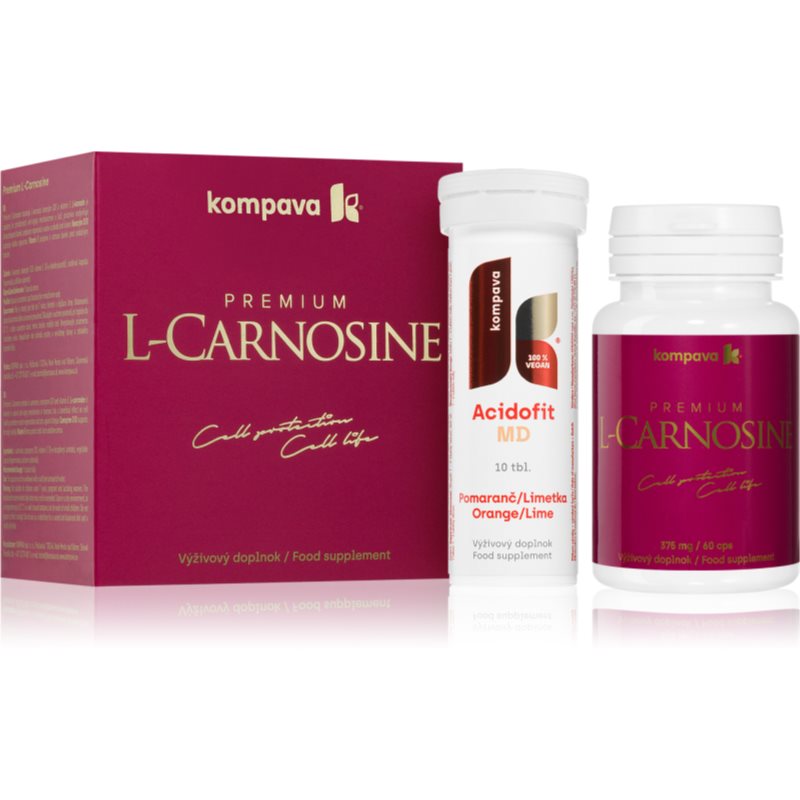 Kompava Premium L-Carnosine  AF kapsuly proti príznakom starnutia 60 cps