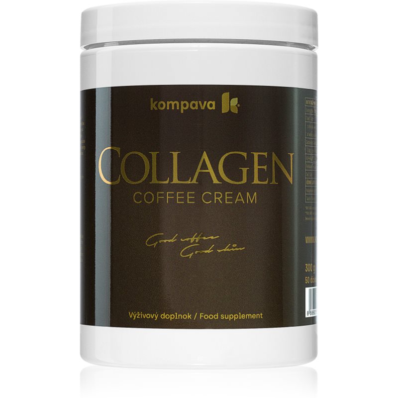 Kompava Collagen Coffee Cream kolagén vo vrecúšku 300 g