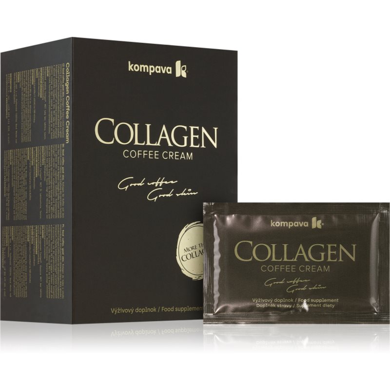 Kompava Collagen Coffee Cream kolagén vo vrecúšku 30x6 g