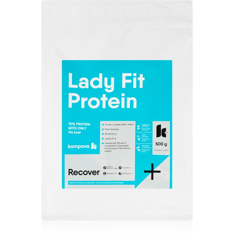 Kompava Lady Fit Protein proteín pre ženy príchuť ChocolateCherry 500 g