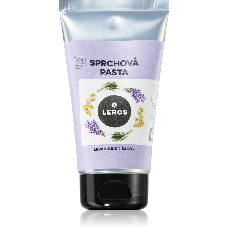 Leros Sprchová pasta levanduľa  šalvia sprchový balzam s hydratačným účinkom 130 ml