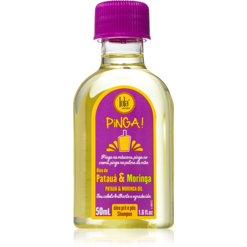 Lola Cosmetics Pinga Patauá  Moringa vyživujúci olej pre suché vlasy 50 ml