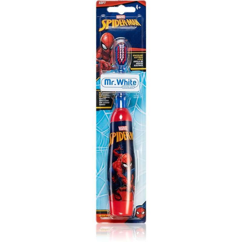 Marvel Spiderman Battery Toothbrush detská zubná kefka na batérie soft 4y 1 ks