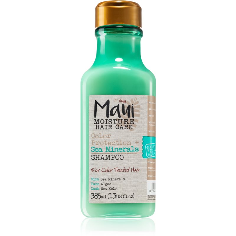 Maui Moisture Colour Protection  Sea Minerals rozjasňujúci a posilňujúci šampón pre farbené vlasy s minerálmi 385 ml