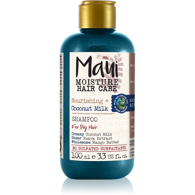 Maui Moisture Nourish  Moisture  Coconut Milk hydratačný šampón pre suché vlasy 100 ml