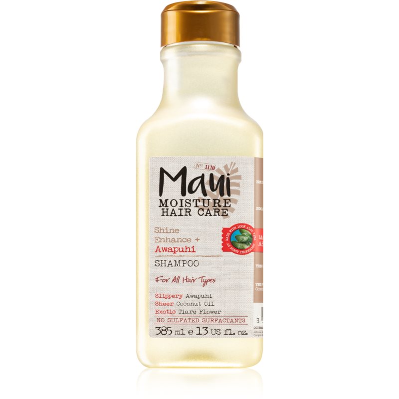 Maui Moisture Shine Amplifying  Awapuhi šampón na lesk a hebkosť vlasov 385 ml