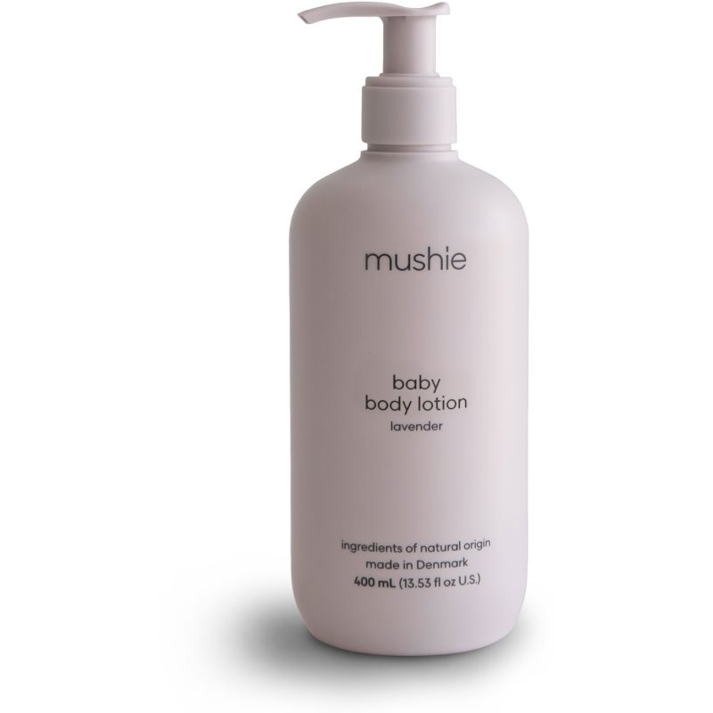 Mushie Organic Baby hydratačné telové mlieko pre deti od narodenia Lavender 400 ml