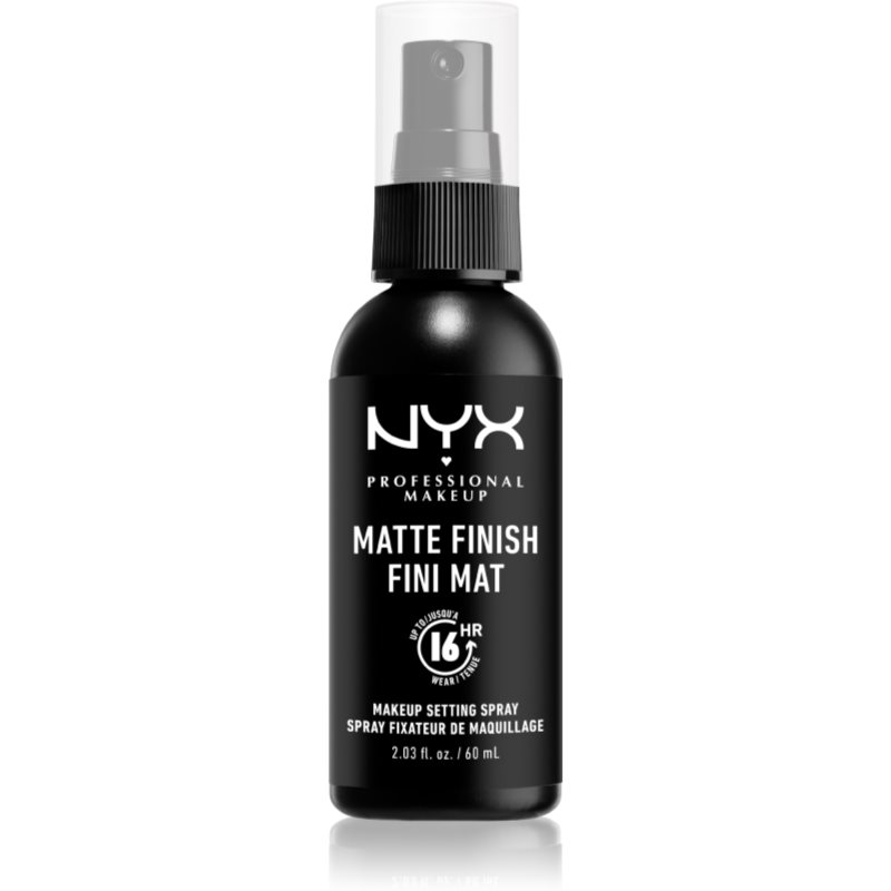 NYX Professional Makeup Makeup Setting Spray Matte fixačný sprej 01 Matte Finish  Long Lasting 60 ml