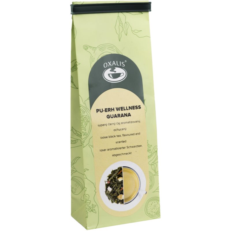OXALIS Pu-Erh Wellness Guarana sypaný čaj čierny 60 g