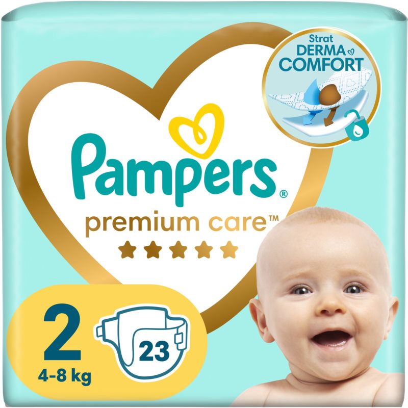 Pampers Premium Care Size 2 jednorazové plienky 4-8 kg 23 ks