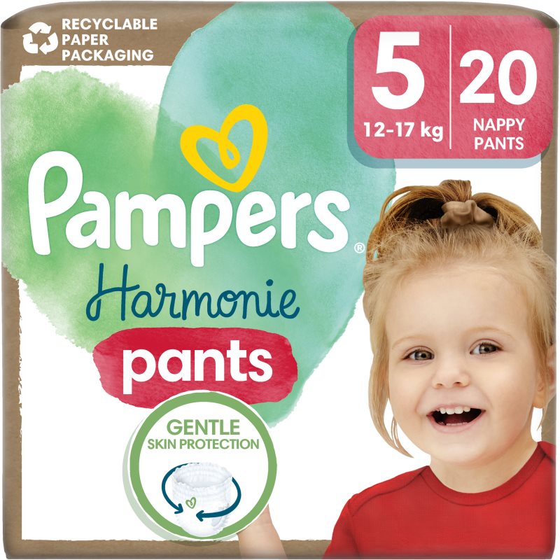 Pampers Harmonie Pants Size 5 plienkové nohavičky 12-17 kg 20 ks
