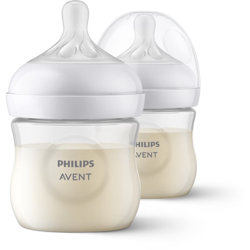 Philips Avent Natural Response Baby Bottle dojčenská fľaša 0 m 2x125 ml