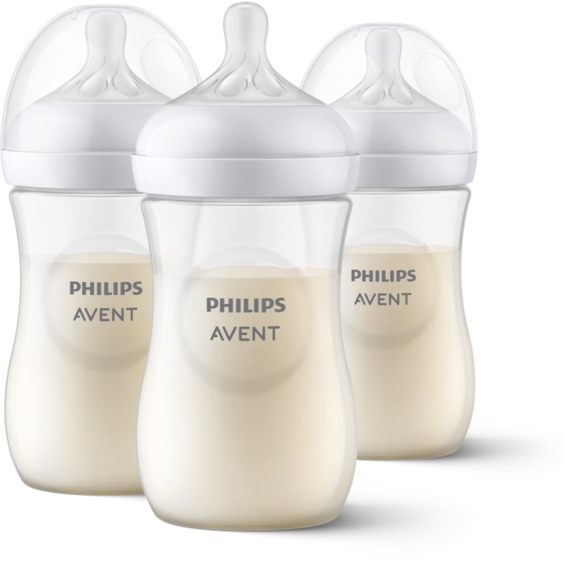 Philips Avent Natural Response Baby Bottle dojčenská fľaša 1 m 3x260 ml