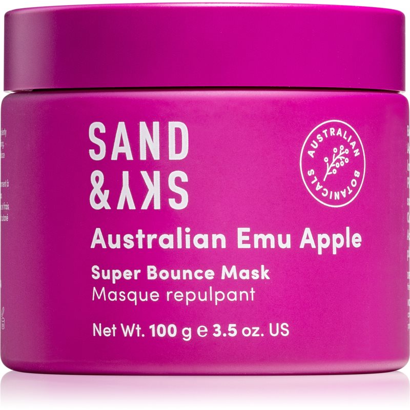Sand  Sky Australian Emu Apple Super Bounce Mask hydratačná a rozjasňujúca maska na tvár 100 g