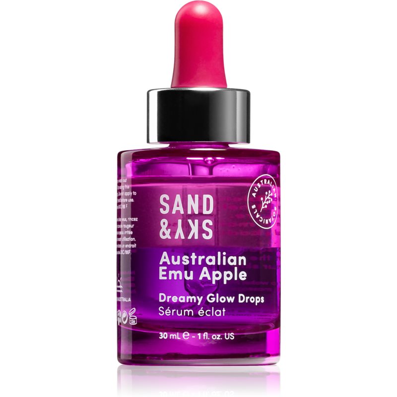 Sand  Sky Australian Emu Apple Dreamy Glow Drops dvojfázové sérum pre rozjasnenie pleti 30 ml