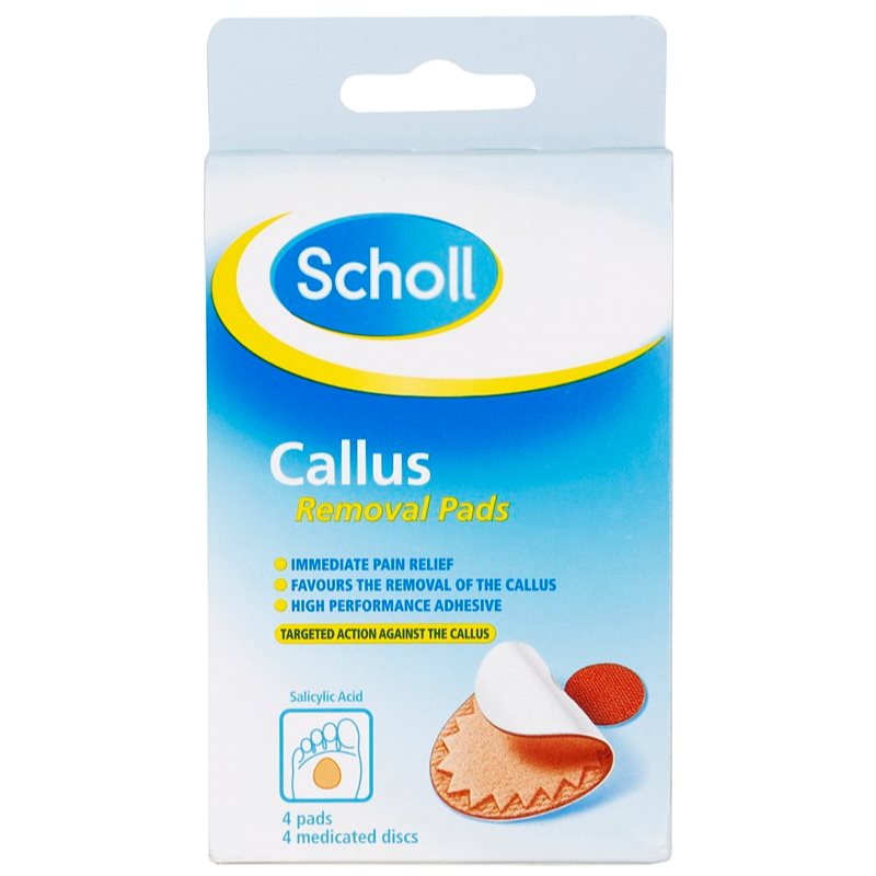 Scholl Callus vankúšiky na citlivé miesta chodidla 4 ks
