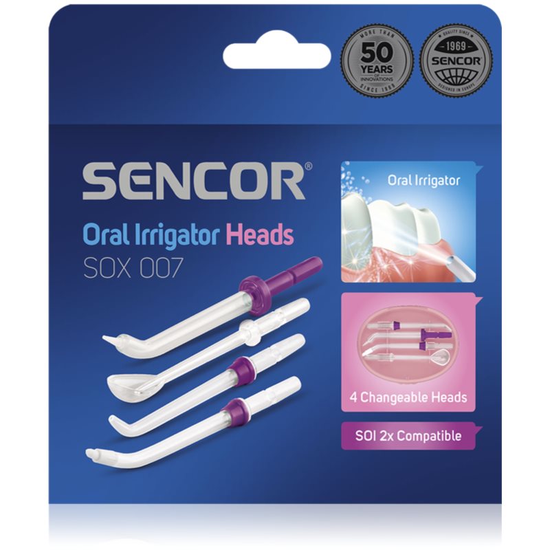 Sencor SOX 007 náhradné hlavice pre ústnu sprchu For SOI 22x 4 ks