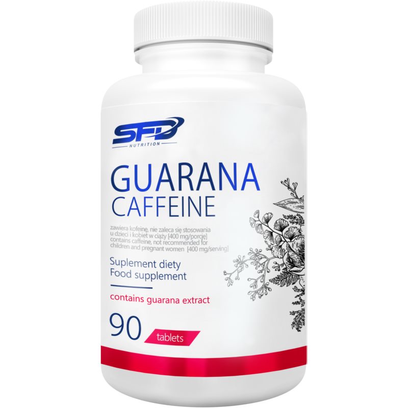 SFD Nutrition Guarana Caffeine podpora športového výkonu 90 tbl