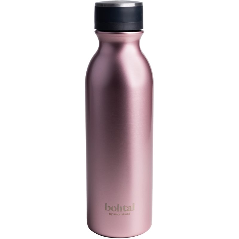 Smartshake Bohtal fľaša na vodu z nehrdzavejúcej ocele farba Rose Gold 600 ml