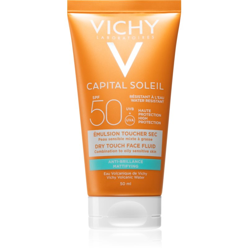 Vichy Capital Soleil Idéal Soleil ochranný zmatňujúci fluid na tvár SPF 50 50 ml
