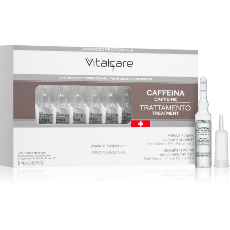 Vitalcare Professional Caffeine ampuly s kofeínom 10x6 ml