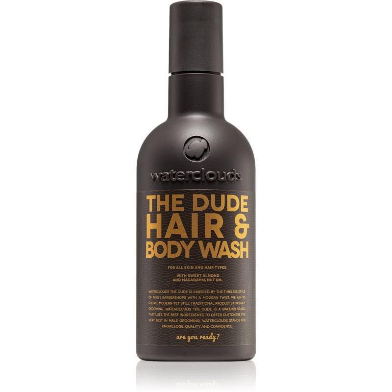 Waterclouds The Dude Hair  Body Wash sprchový gél a šampón 2 v 1 250 ml