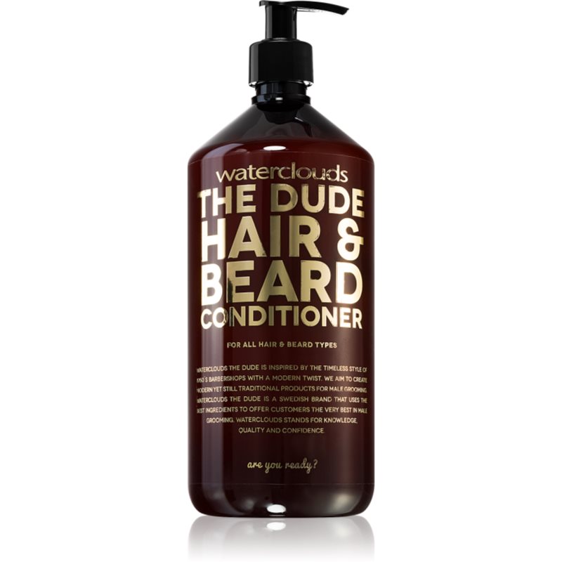 Waterclouds The Dude Hair  Beard Conditioner kondicionér na vlasy a bradu 1000 ml