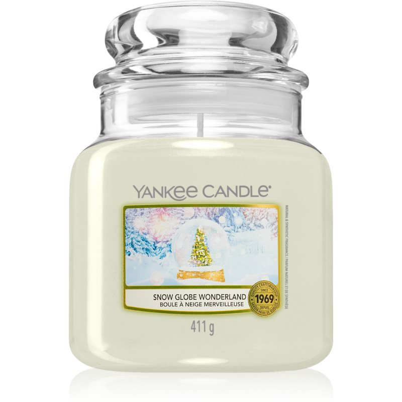 Yankee Candle Snow Globe Wonderland vonná sviečka 411 g