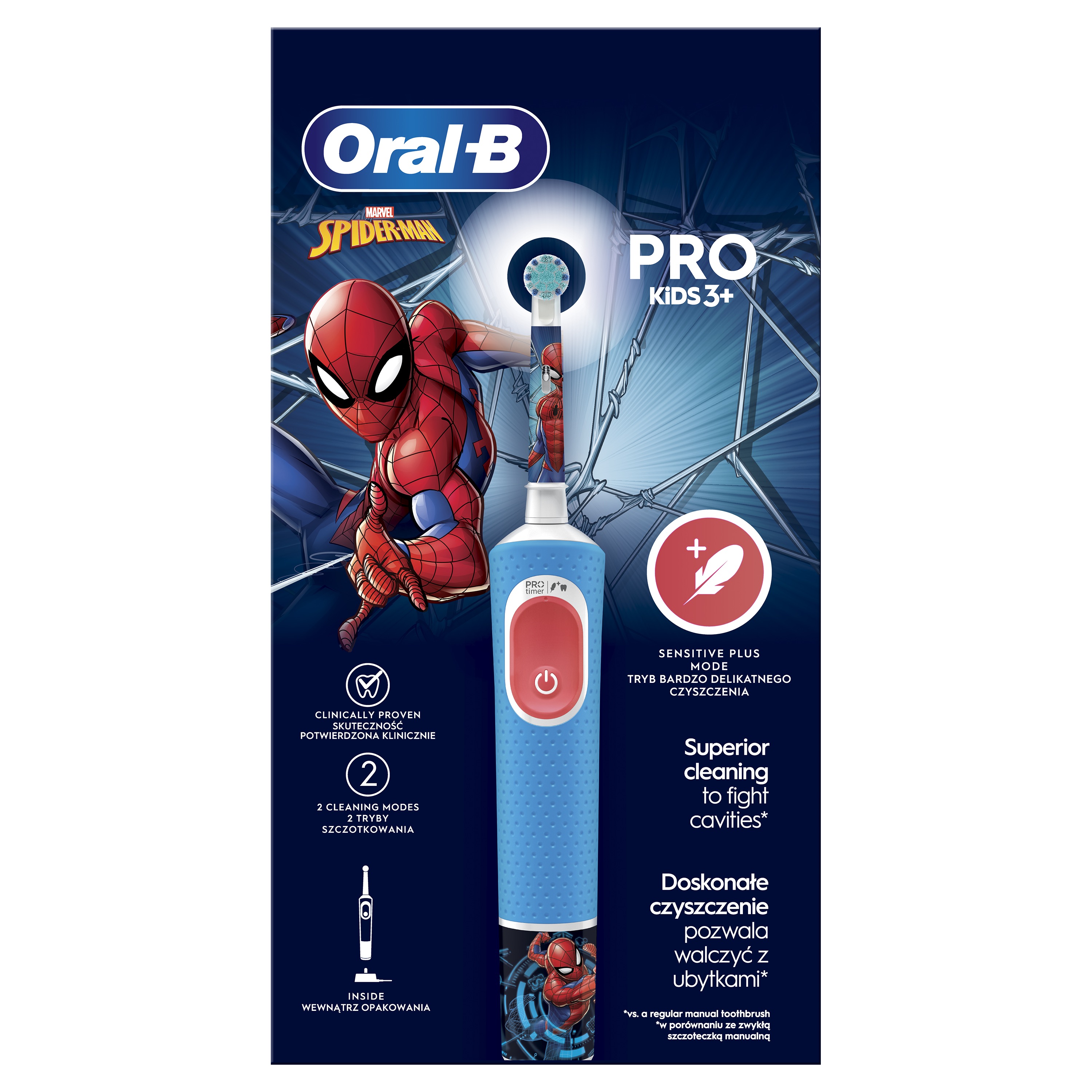 Oral B EK Pro Junior 3 Spiderman