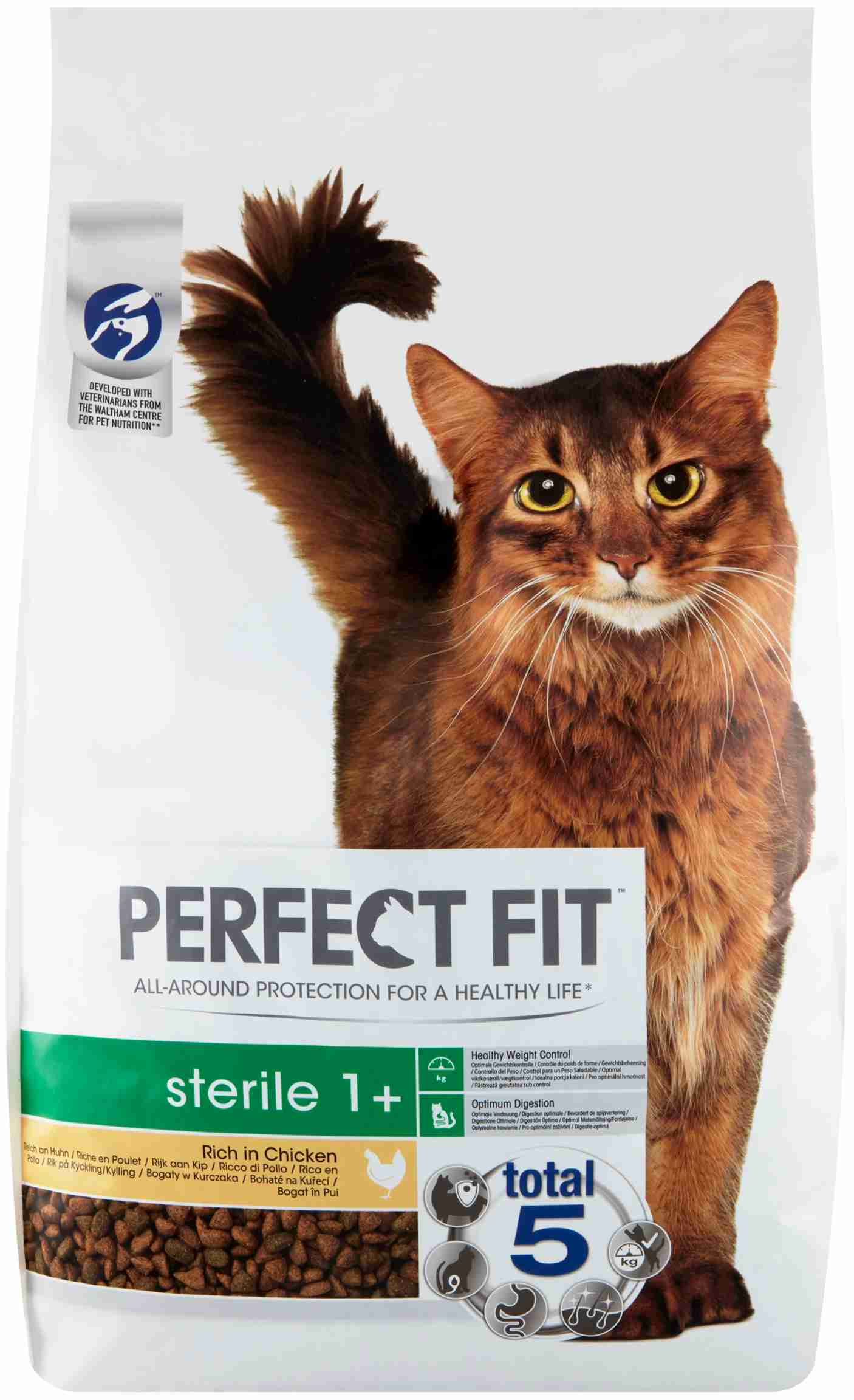 PERFECT FIT Granule pre mačky Sterile s kuracím mäsom