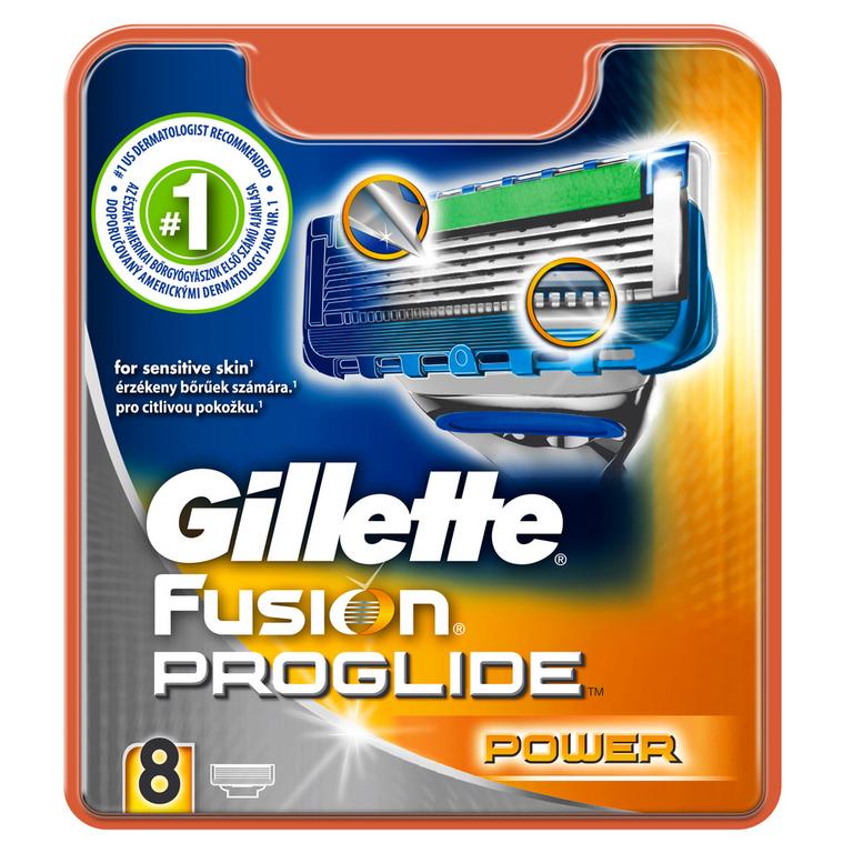 Gillette FUSION PROGLIDE POWER HLAVICA 8KS