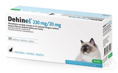 DEHINEL 230 mg20 mg pre mačky