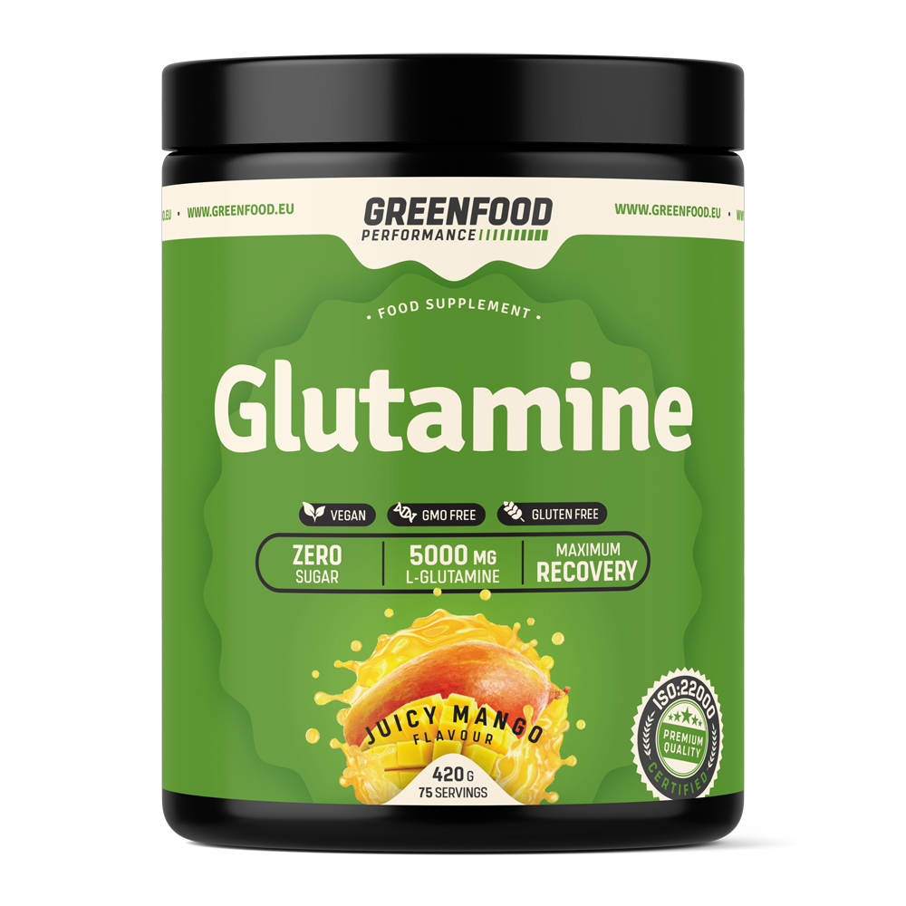 GreenFood Performance Glutamine Juicy mango 420g