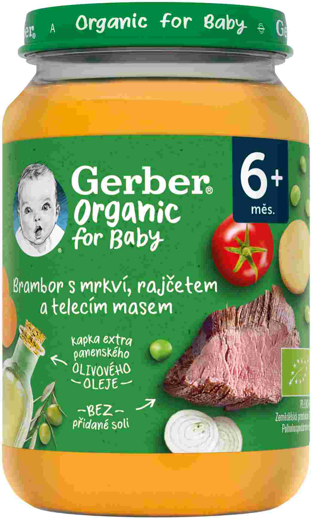 Gerber Organic Mäsovo-zeleninový príkrm
