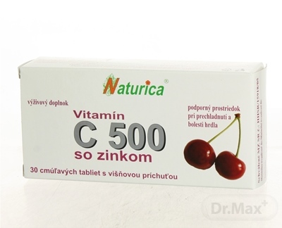 Naturica VITAMÍN C 500 mg so zinkom