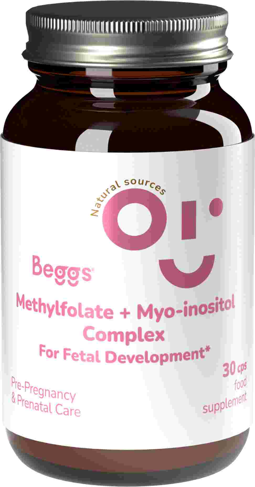 Beggs Methylfolate  myo-inositol COMPLEX 30 cps