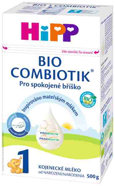 Počiatočná mliečna dojčenská výživa HiPP 1 BIO Combiotik® 500g