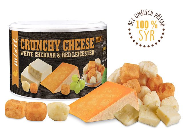 Mixit Chrumkavy Syr White Cheddar  Red Leicester 70g