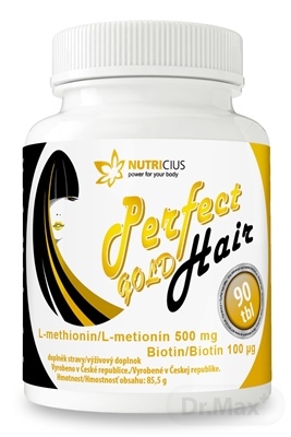 Perfect HAIR gold methion.500mgbiotin100ug tbl.90