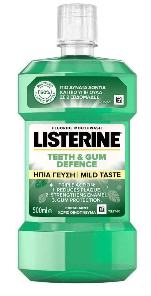 Listerine Teeth  Gum Mild Taste 500 Ml