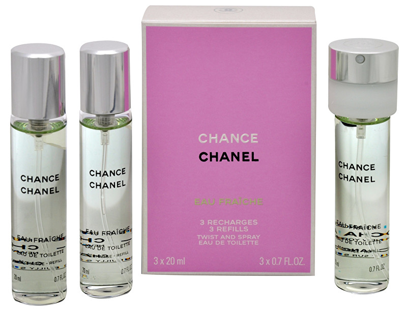 Chanel Chance Eau Fraiche Edt Napln 3x20ml 60ml