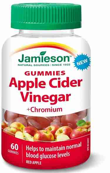 Jamieson Apple Cider VinegarChromium Gummies 60ks