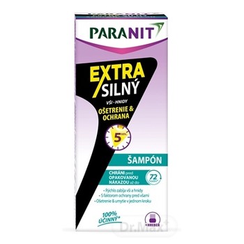 Paranit Extra Silný šampón  hrebeň
